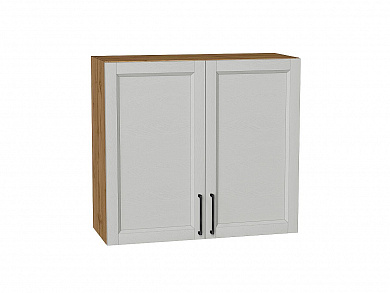 Шкаф верхний с 2-мя дверцами Сканди 716*800*318 Grey Silkwood / Дуб Вотан