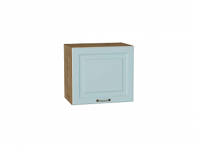 Шкаф верхний горизонтальный Ницца 458*500*318 Голубой / Дуб Вотан