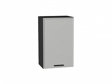 Шкаф верхний с 1-ой дверцей Фрейм 716*450*324 Grey Silk / Graphite