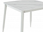 Стол Uni-Form-S.2B 800*800*750 SGrey/White Matt Marble