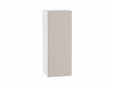 Шкаф верхний с 1-ой дверцей Квадро 920*350*321 Кашемир / Белый