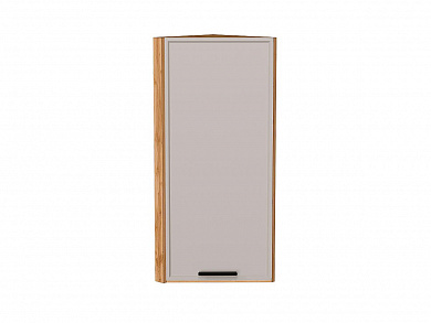 Шкаф верхний торцевой Фрейм 920*300*310 Clay Silk / Дуб Вотан