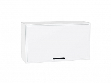 Шкаф верхний горизонтальный Фрейм 458*800*324 White Silk / Белый