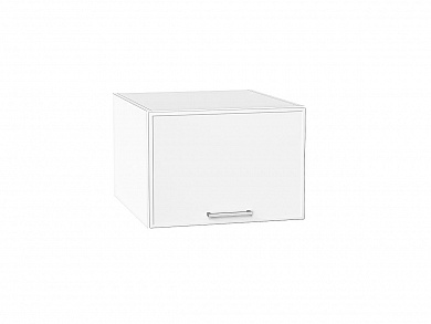 Шкаф верхний горизонтальный глубокий Квадро 358*500*577 Белый / Белый