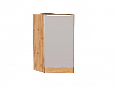 Шкаф нижний торцевой Фьюжн 816*296*554 Clay Silk / Дуб Вотан