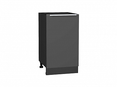 Шкаф нижний с 1-ой дверцей Фьюжн 816*450*480 Stormy Silk / Graphite