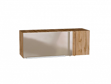 Шкаф верхний прямой угловой горизонтальный Фьюжн 358*1000*350 Gallant / Дуб Вотан