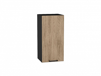 Шкаф верхний с 1-ой дверцей Флэт 716*350*318 Natural Casella Oak 2S / Graphite