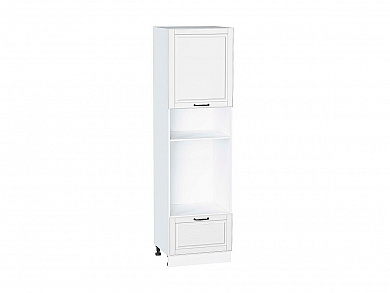 Шкаф пенал с 1-ой дверцей и ящиком под технику Дублин 2132*600*574 Special White / Белый