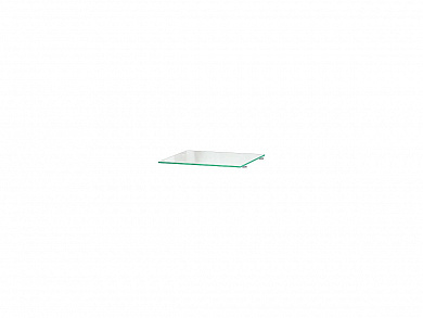 Полка из закаленного стекла для верхнего шкафа 5*268*290 Прозрачный