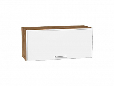 Шкаф верхний горизонтальный Квадро 358*800*321 Белый / Дуб Вотан