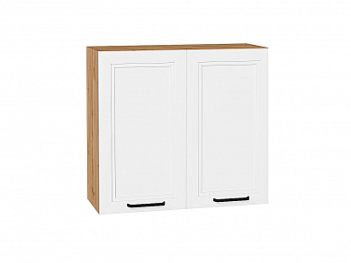 Шкаф верхний с 2-мя дверцами Нео 716*800*320 White Silk / Дуб Вотан