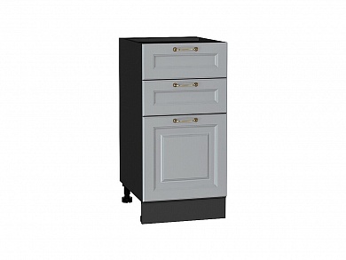 Шкаф нижний с 3-мя ящиками Ницца 816*400*478 Графит / Graphite