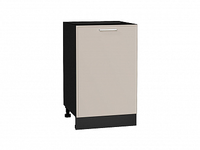 Шкаф нижний с 1-ой дверцей Квадро 816*500*481 Кашемир / Graphite