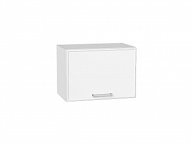 Шкаф верхний горизонтальный Квадро 358*500*321 Белый / Белый