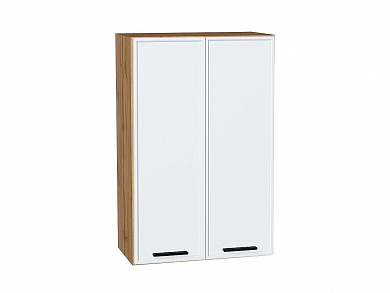 Шкаф верхний с 2-мя дверцами Фрейм 920*600*324 White Silk / Дуб Вотан