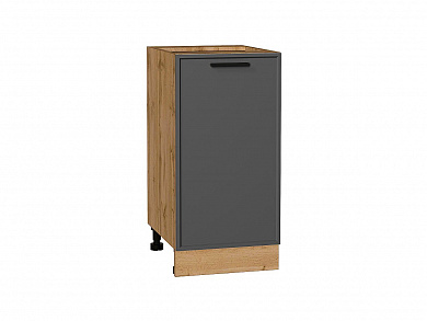 Шкаф нижний с 1-ой дверцей Фрейм 816*400*484 Stormy Silk / Дуб Вотан