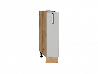 Шкаф нижний бутылочница Сканди 816*200*480 Grey Silkwood / Дуб Вотан
