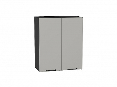 Шкаф верхний с 2-мя дверцами Флэт 716*600*318 Light Grey In 2S / Graphite
