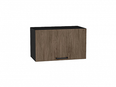 Шкаф верхний горизонтальный Флэт 358*600*318 Brown Casella Oak 2S / Graphite