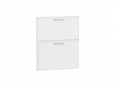 Комплект фасадов Квадро для каркаса Ф-42 Н602/ШП602 706*596*19 Белый