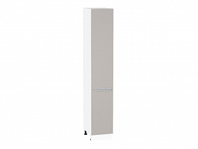 Шкаф пенал с 2-мя дверцами Фьюжн 2336*400*576 Clay Silk / Белый