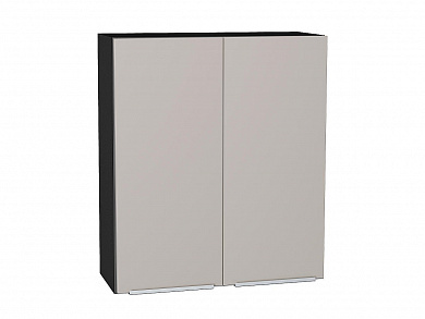 Шкаф верхний с 2-мя дверцами Фьюжн 920*800*320 Clay Silk / Graphite