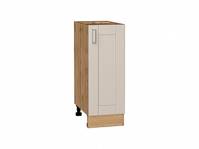 Шкаф нижний с 1-ой дверцей Лофт 816*300*480 Cream Silk / Дуб Вотан