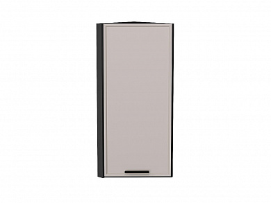 Шкаф верхний торцевой Фрейм 920*300*310 Clay Silk / Graphite