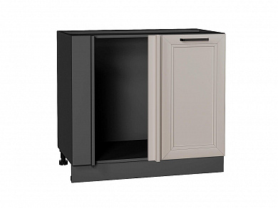 Шкаф нижний угловой Нео 816*890*480 Clay Silk / Graphite