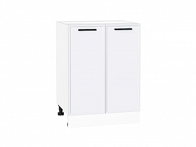 Шкаф нижний с 2-мя дверцами Фрейм 816*600*484 White Silk / Белый