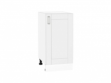Шкаф нижний с 1-ой дверцей Лофт 816*400*480 White Silk / Белый