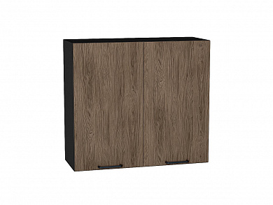 Шкаф верхний с 2-мя дверцами Флэт 716*800*318 Brown Casella Oak 2S / Graphite
