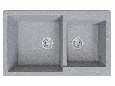 Мойка врезная Vivat 765020 2Ч 190*765*500 МатСерый