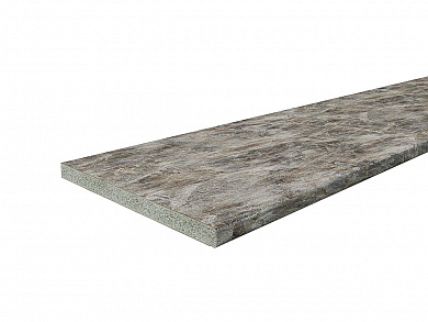 Столешница Hard-38U Прямая (упак.) 38*3050*600 Мрамор дымчатый