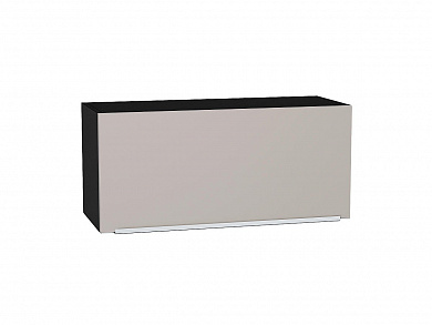 Шкаф верхний горизонтальный Фьюжн 358*800*320 Clay Silk / Graphite
