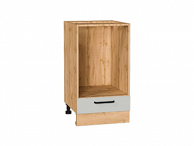 Шкаф нижний под духовку Нео 816*450*476 Grey Silk / Дуб Вотан