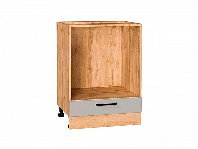 Шкаф нижний под духовку Нео 816*600*476 Clay Silk / Дуб Вотан