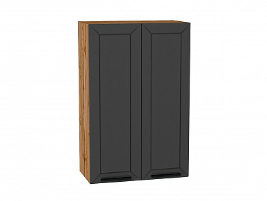 Шкаф верхний с 2-мя дверцами Глетчер 920*600*318 Маренго Силк / Дуб Вотан