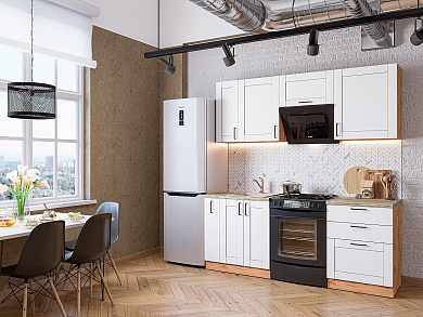 Лофт-05 2140*2000*600 White Silk