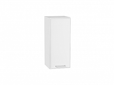 Шкаф верхний с 1-ой дверцей Квадро 716*300*321 Белый / Белый