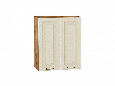 Шкаф верхний с 2-мя дверцами Ницца 716*600*318 Дуб крем / Дуб Вотан