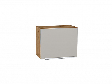 Шкаф верхний горизонтальный Фьюжн 358*450*320 Silky Light Grey / Дуб Вотан