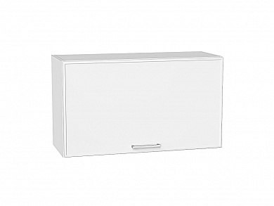Шкаф верхний горизонтальный Квадро 458*800*321 Белый / Белый