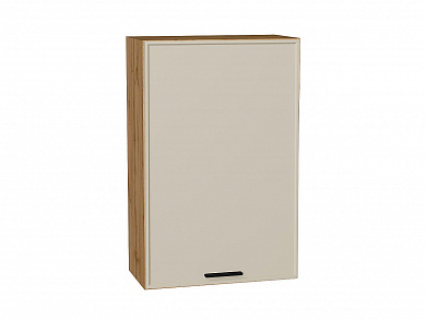 Шкаф верхний с 1-ой дверцей Фрейм 920*600*324 Cream Silk / Дуб Вотан