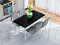 Стол Uni-Form-S2.2B 1300*700*750 SGrey/Black Matt Laurent