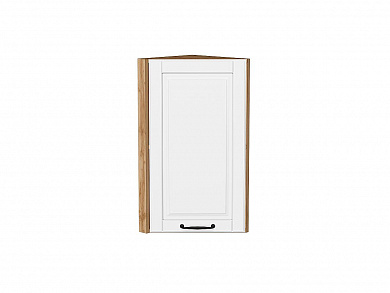 Шкаф верхний торцевой Дублин 716*300*304 Special White / Дуб Вотан