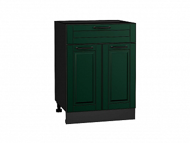 Шкаф нижний с 2-мя дверцами и ящиком Дублин 816*600*478 Special Green / Graphite