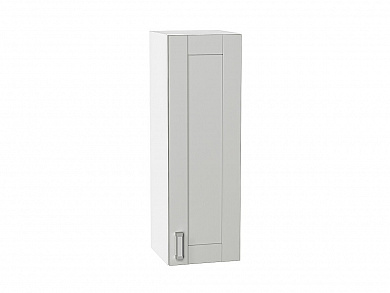 Шкаф верхний с 1-ой дверцей Лофт 920*300*320 Grey Silk / Белый