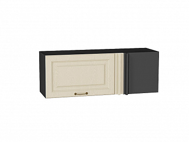 Шкаф верхний прямой угловой горизонтальный Ницца 358*1000*350 Дуб крем / Graphite